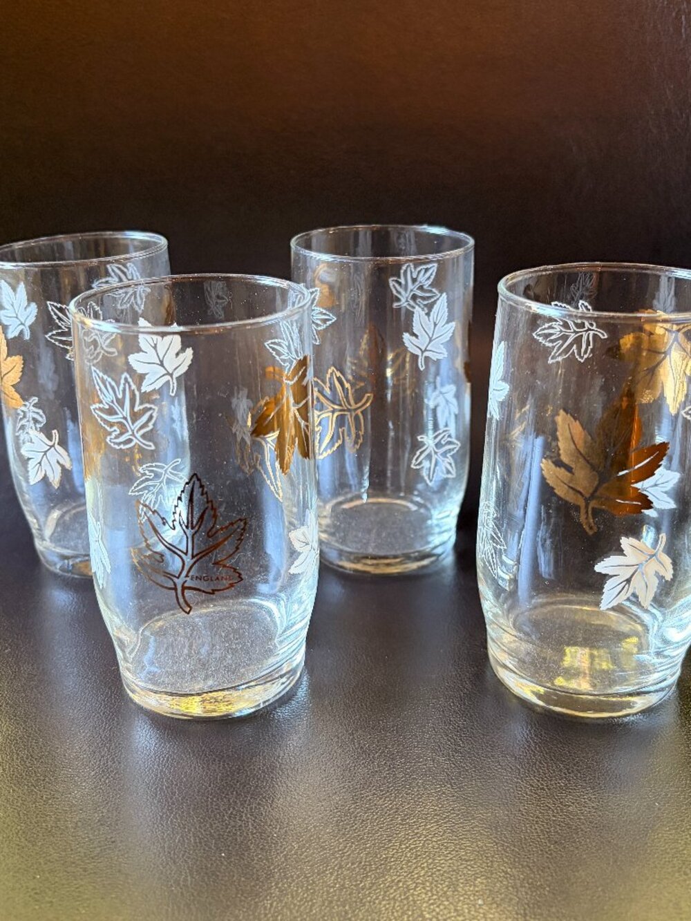 4 original MCM 1960s Ravenhead Chunkies glasses